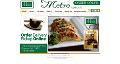 Desktop Screenshot of metrosushicafe.net